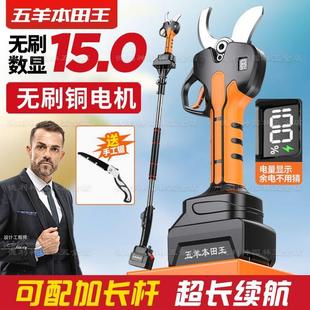 进口电动修枝剪果树剪充电式电动剪子专用粗枝剪硬枝树枝锂电剪刀