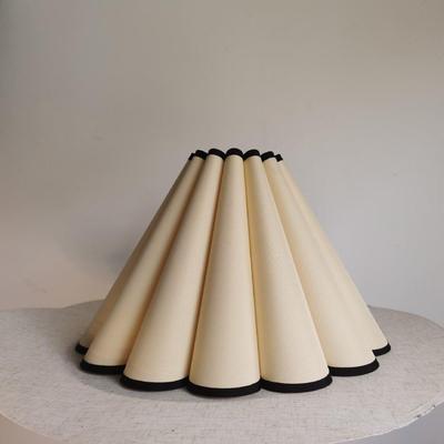 Shade台灯罩地埋灯罩吊灯罩花瓣花朵百褶KD刀景布艺手工灯罩平面