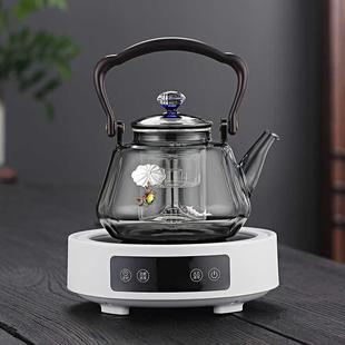泡茶壶花茶壶 防爆高硼硅玻璃煮茶壶电陶炉煮茶器家用电茶炉套装