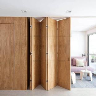 卧室门现代简约厨房门入户门定制阳台厨房卫生间隔断门实木折叠门