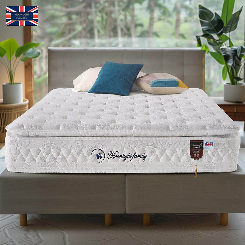 偏软5cm天然乳胶床垫1.8米 1.5m独立弹簧席梦思加厚3cm 家用软垫