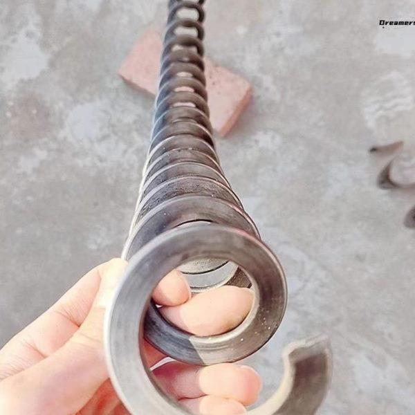 配件龙龙绞螺旋国标家式机吸绞弹簧吸锰钢粮机厂养殖料粮龙线绞