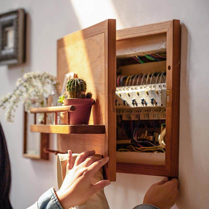 实木电表箱装饰画轻奢高级感墙面挂画电闸盒弱电箱配电箱遮挡盖板,家居饰品,电表箱装饰画,淘宝优惠券,粉丝福利购,淘宝优惠卷