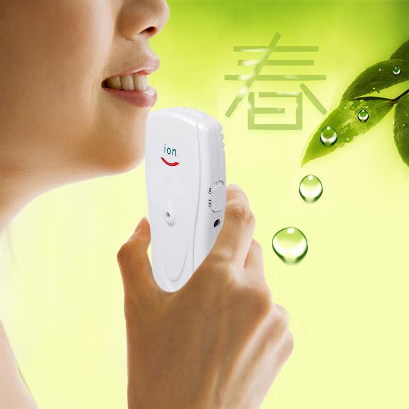 随身携带挂脖空气净化器 负A离子处臭氧空气清新U电锂电池