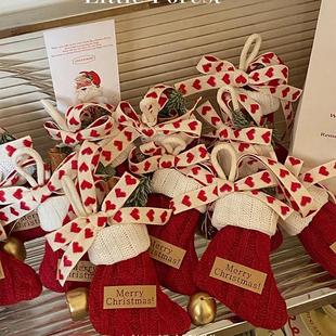 耶诞节蛋糕装饰丝带红色爱心棉麻大卷缎带礼品包装盒绑带打包彩带