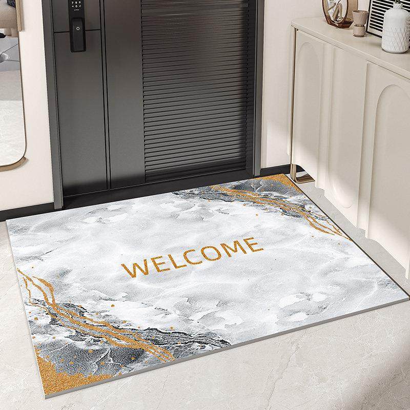轻奢入户门地垫门口脚垫皮革pvc进门垫家用防滑门口地毯可擦免洗,居家布艺,入户地垫,淘宝优惠券,粉丝福利购,淘宝优惠卷