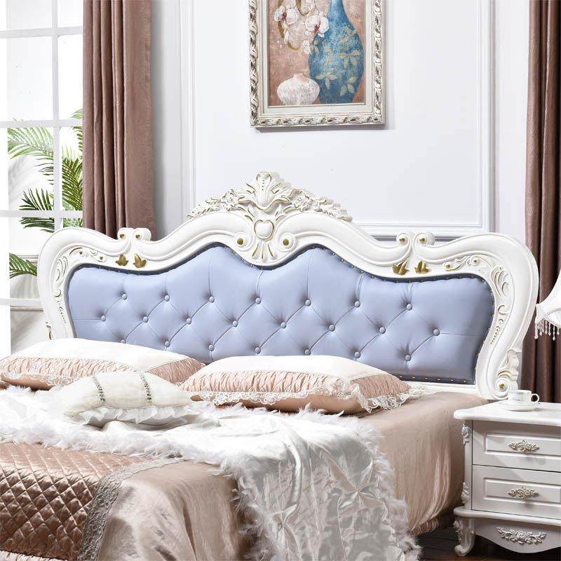 床头板软包烤漆简约现代双人公主床头靠背板1.8米欧式床头板单卖