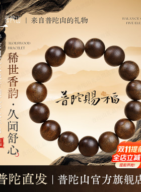 奇楠沉香手串普陀山的祝福