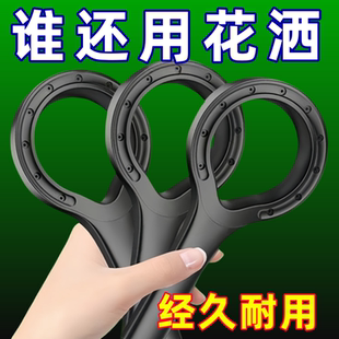 增压淋浴花洒喷头家用浴室热水器洗澡加压淋雨沐浴莲蓬头粗大款