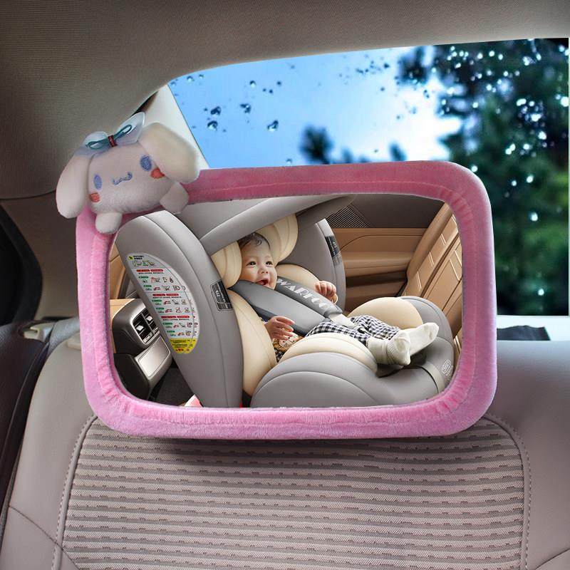 caranku可360°旋转婴儿童宝宝汽车安全座椅反向安装内后视观察镜