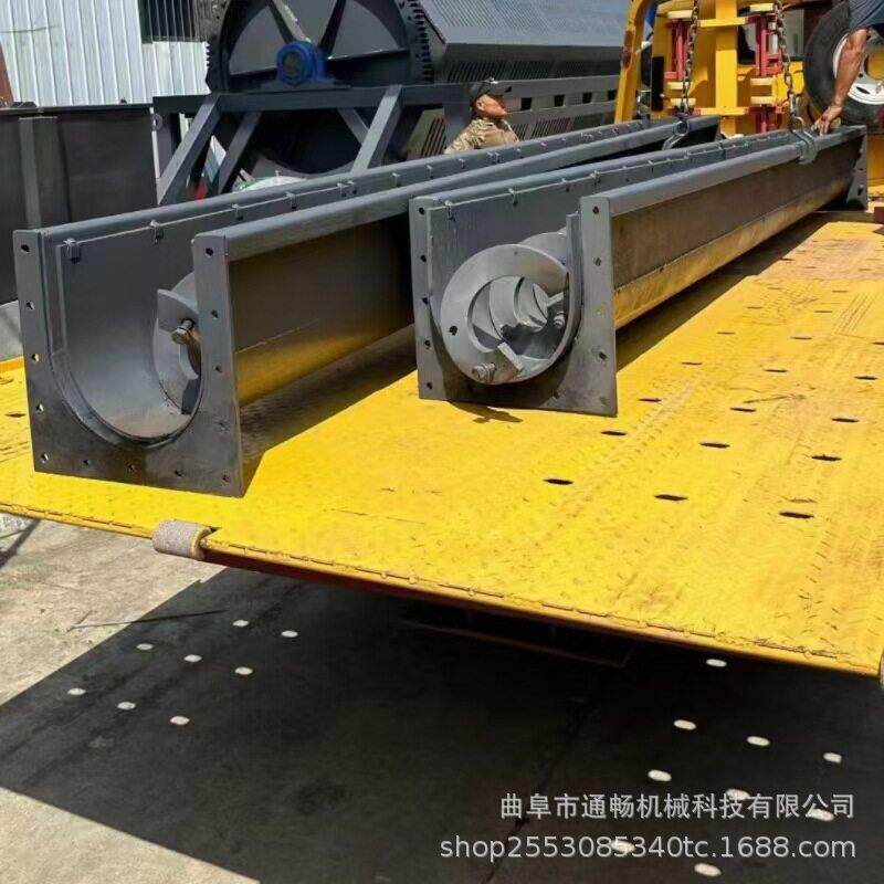 U型螺旋输送机上料机提升机蛟龙螺旋叶片工业不锈钢螺旋输送机