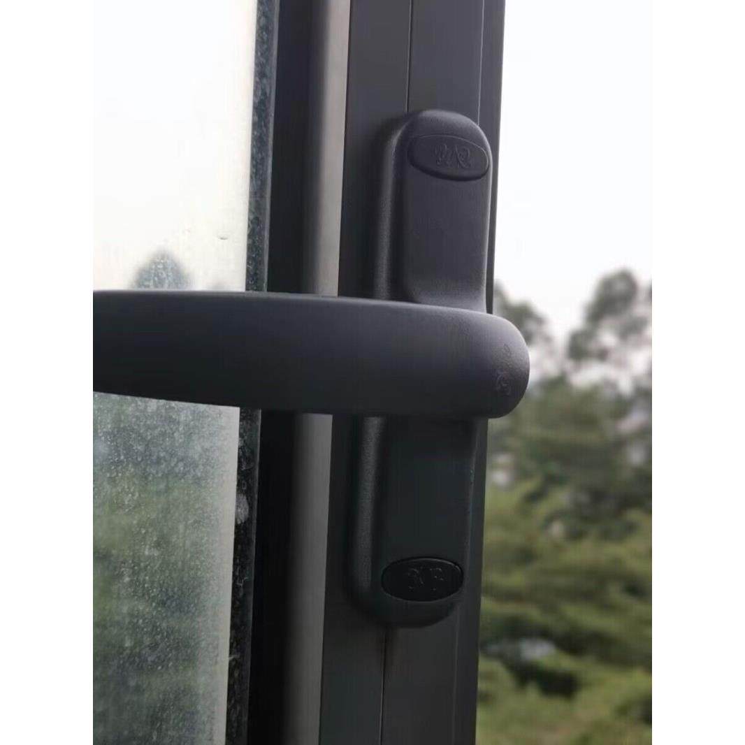 断桥铝合金门窗传动执手 50平开阳台窗户联杆手柄 内外推拉把手锁