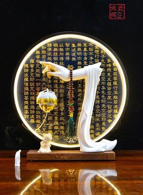 新中式禅意摆件佛堂倒流香佛手香炉客厅办公室装饰桌面茶桌装饰品