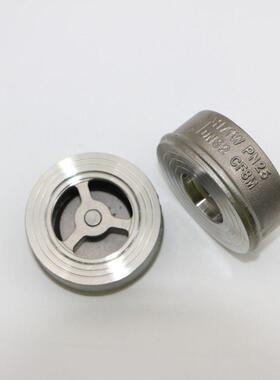 菲文特316不锈钢对夹式止回阀H71W-25R弹簧对夹不锈钢单向逆止阀