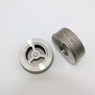 菲文特316不锈钢对夹式止回阀H71W-25R弹簧对夹不锈钢单向逆止阀