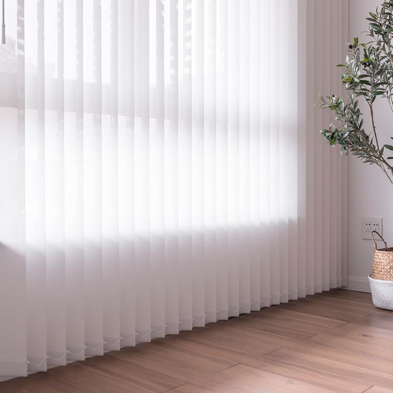 北欧de家竖百叶窗帘垂直帘电动阳台全遮光内开窗客厅办公室窗帘