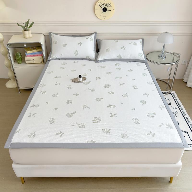 夏季A类100%乙纶冰丝凉席可机洗母婴级冰豆豆凉感软凉席夏天专用