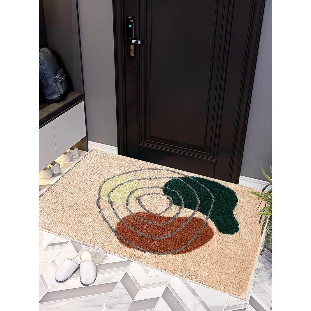 简约绒毛入户门地垫进门地毯玄关门厅防滑垫家用卧室门垫床边脚垫,居家布艺,入户地垫,淘宝优惠券,粉丝福利购,淘宝优惠卷