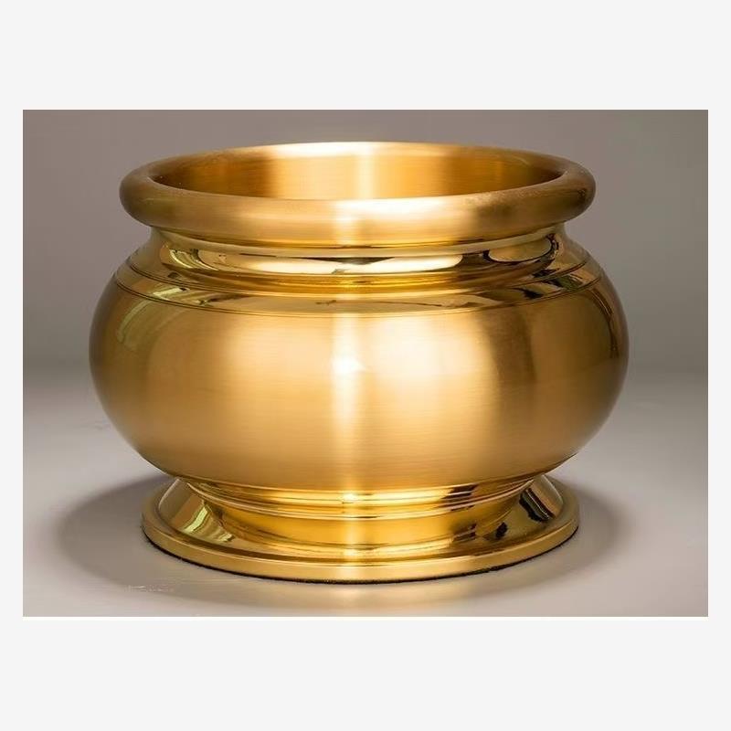 香炉上香全铜香炉家用室内烧香的供佛鼎炉纯铜插香薰炉供香大号