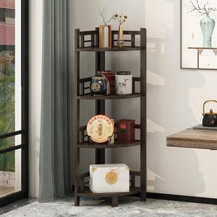 三角架置物架转角柜收纳架厨房客厅拐角架多层落地书架靠墙角架子