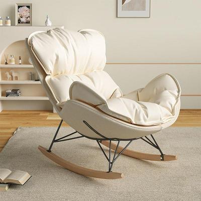 家用北欧风摇摇椅可躺可睡卧室摇摇椅懒人沙发客厅休闲摇椅龙虾椅