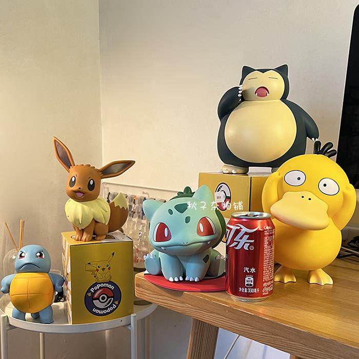 潮玩摆件宠物小精灵神奇宝贝手办妙蛙杰尼龟卡拉可达鸭模型公仔,模玩/动漫/周边/娃圈三坑/桌游,潮玩盲盒,淘宝优惠券,粉丝福利购,淘宝优惠卷