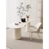 设计师书桌现代简约美容医美咨 咨询接待桌轻奢岩板办公桌书房工