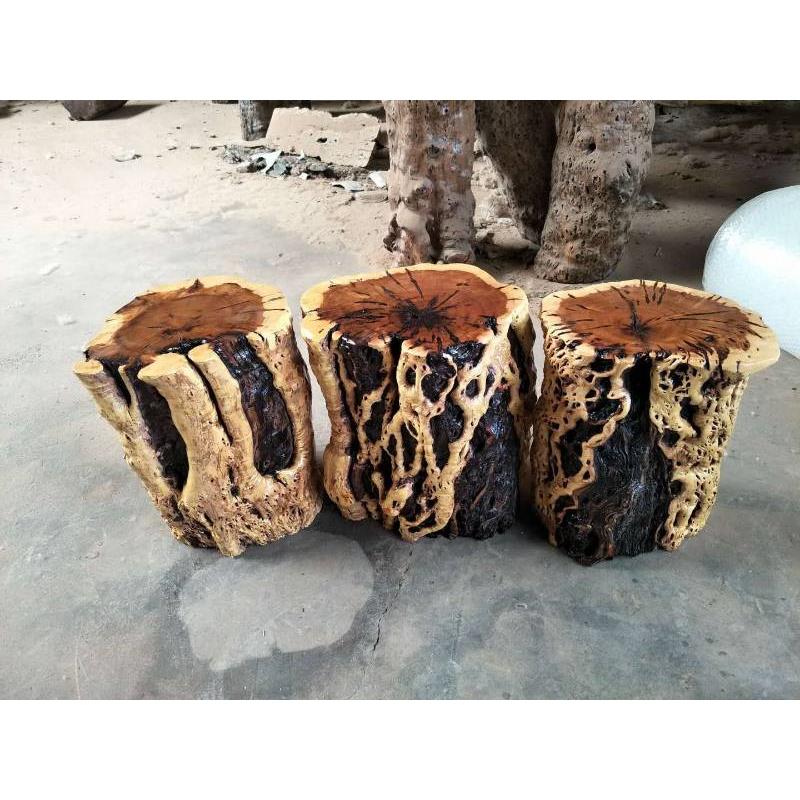 枣木墩子原木树桩实木树墩根雕茶几凳子茶凳圆凳花架艺术奇石底座