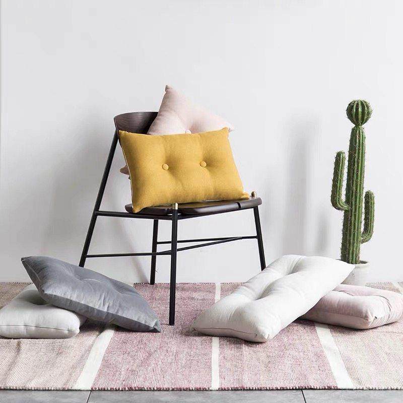 北欧办公室卧室沙发抱枕简约现代靠垫轻奢棉麻丝绒腰枕头,居家布艺,靠垫/抱枕,淘宝优惠券,粉丝福利购,淘宝优惠卷