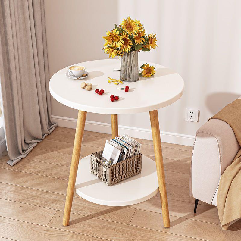 茶几床头柜现代简约小型置物架出租房用简易床头桌卧室双层桌子