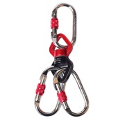 30KN空中瑜伽吊床旋转环单点旋转环空中瑜伽锁扣绸缎舞配件万向环