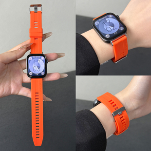 适用华为FIT3手表FIT4硅胶表带运动watch fit3夏天透气防水表带wacthfit2创意针扣腕带男女FIT三代二代手表带