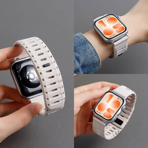 适用华为watchd2磁吸硅胶表带