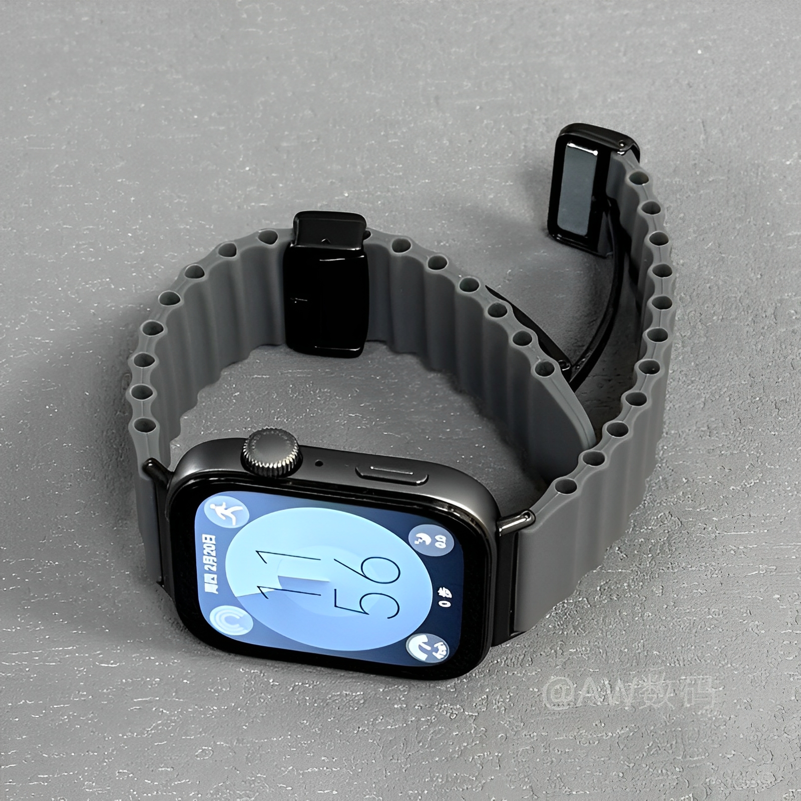 适用华为FIT3/FIT4手表表带WATCH FIT3夏季透气硅胶磁吸扣表带WATCH FIT2运动防水表链FIT三代二代手表带男女