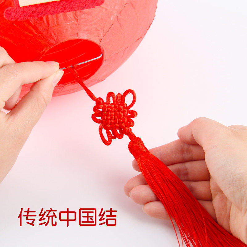 中秋节醒狮灯笼DIY自制儿童手提发光花灯手工幼儿园制作材料包图片