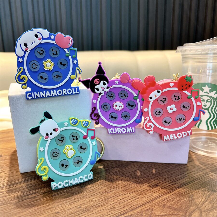 迷你电子鼓钥匙扣发声打地鼠音乐机解压玩具游戏机夹娃娃小礼品