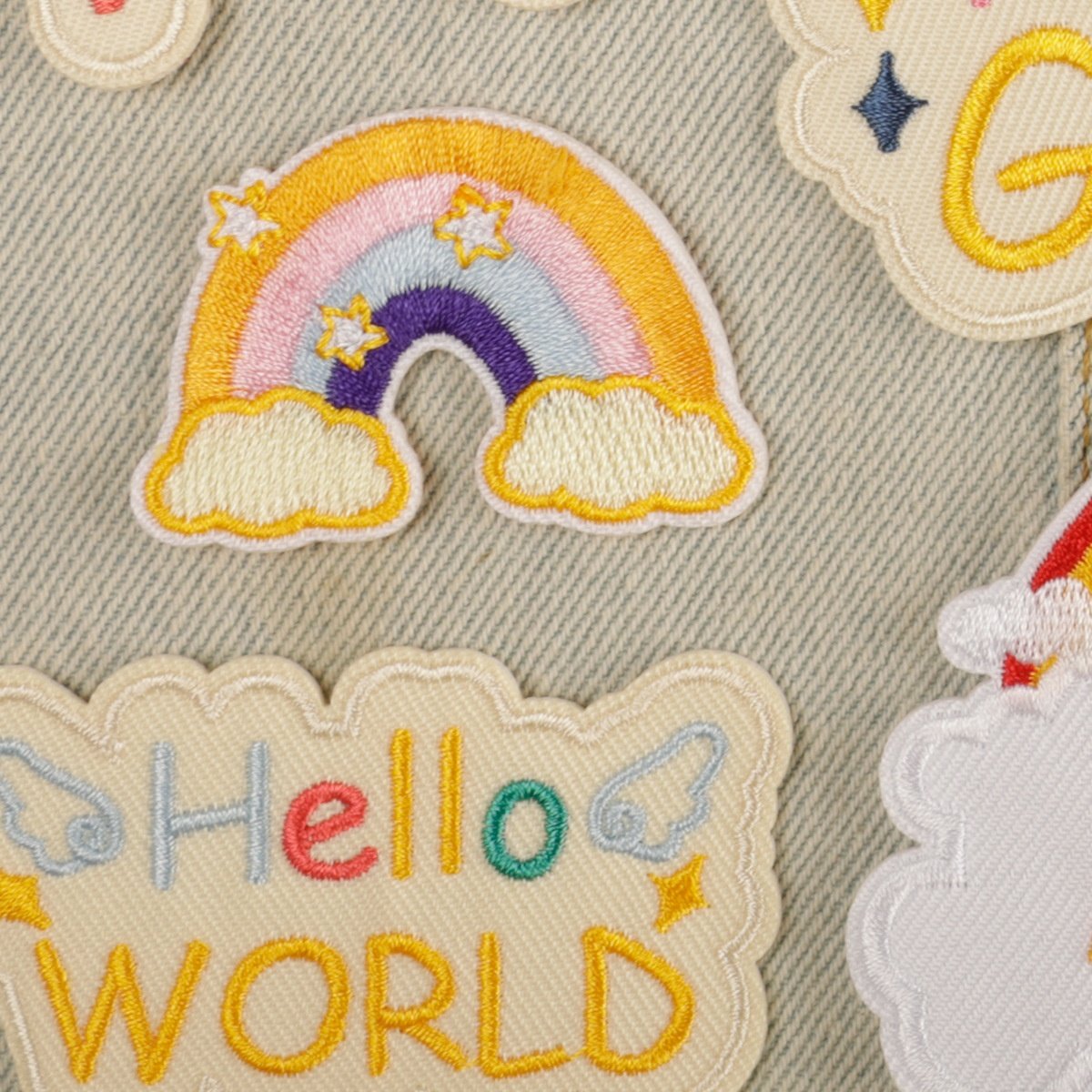 原创绣花标服装辅料刺绣贴彩虹英文鞋帽包配饰diy补丁贴patch布贴,居家布艺,布贴,淘宝优惠券,粉丝福利购,淘宝优惠卷