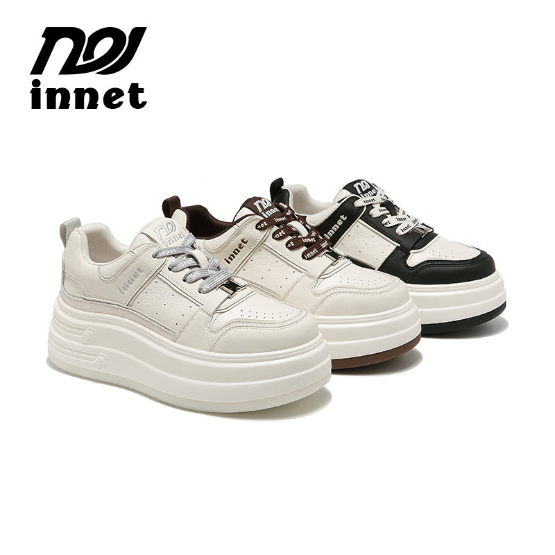 【茵奈儿▪INNET】【优雅女孩】秋冬百搭增高休闲爆款板鞋-鱼,女鞋,时尚休闲鞋,淘宝优惠券,粉丝福利购,淘宝优惠卷