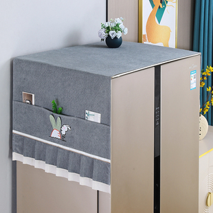 冰箱防尘盖布单开门双开门防尘罩滚筒洗衣机盖布家用微波炉盖巾罩