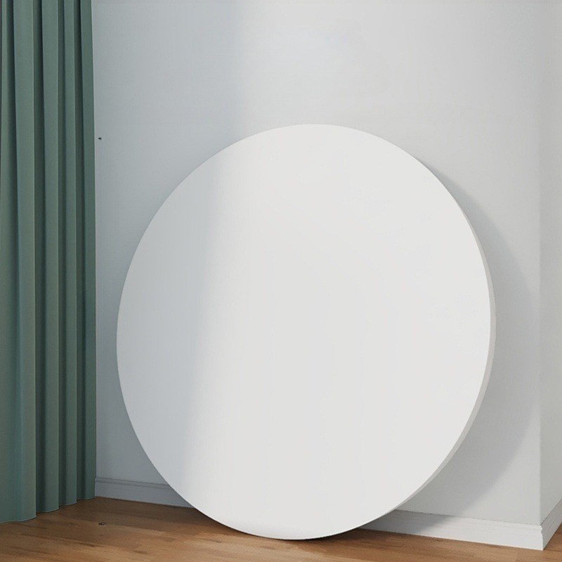 实木圆盘餐桌台面板茶几餐桌可旋转定制转盘台面阳台木质板材桌子