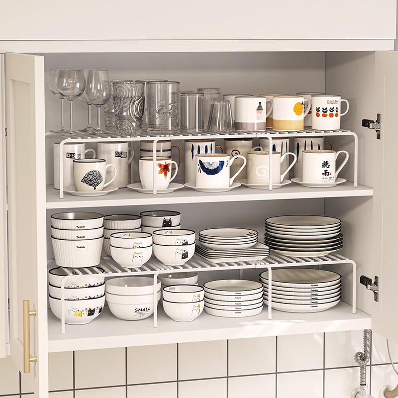 厨房挂杯架家用桌面杯子整体橱柜杯架收纳厨房客厅玻璃水杯茶杯置