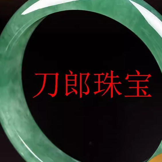 缅甸翡翠色玉镯冰种阳绿满绿色水润手镯高级感油青色玉镯子女款