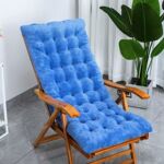 加厚躺椅垫子秋冬季加长加厚通用棉垫靠椅一体竹椅垫藤椅摇椅坐垫