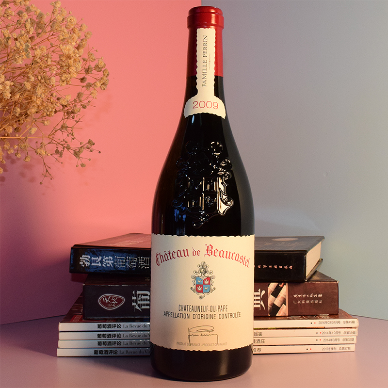 2009博卡斯特古堡干红葡萄酒法国原瓶进口酒庄Beaucastel教皇新堡