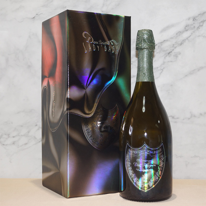 2010唐培里侬Lady Gaga限量版法国香槟王原瓶装进口Champagne Dom