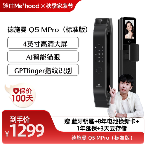 德施曼智能锁指纹锁密码锁