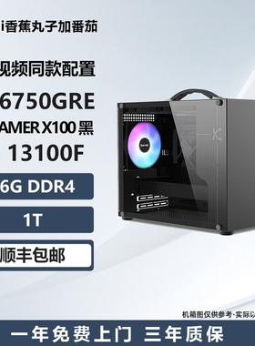 2.4视频升级款配置/RX6500XT/Arc A580/13100F游戏电脑主机