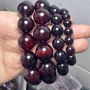 天然酒红满血疗正品 玛瑙男女送礼 保真至纯手链天然玉石手串手饰
