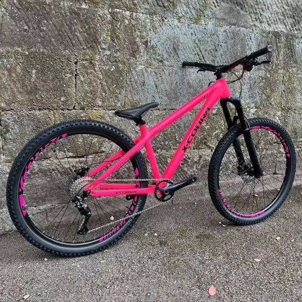 眼镜蛇487硬尾AM27.5寸铝合金快拆车架 山地越野387土坡干坠26寸