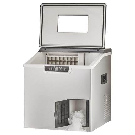 恒洋制冰机小型商用摆摊40KG方冰家用全自动制冰碎冰一体雪花冰机